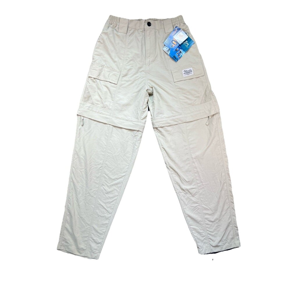 Bimini Bay Grand Cayman Zip-Off Convertible Fishing Pant Men’s Size Medium Khaki